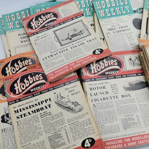 RARE!!! Original 1950`s Hobbies Weekly Magazine Collection - Over 100!!! Bid For All!!