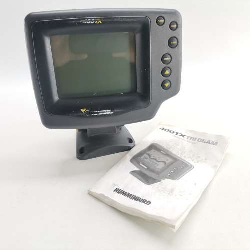 Original Humminbird 400TX Tri Beam Fish Finder!!! Cables Included!!! Not Tested!!!