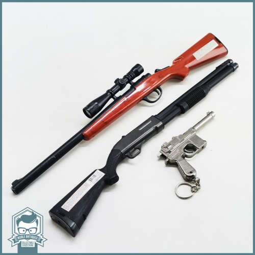 Highly Detailed Gun Shaped Lighters - Bid For Three (30cm Long) !!!