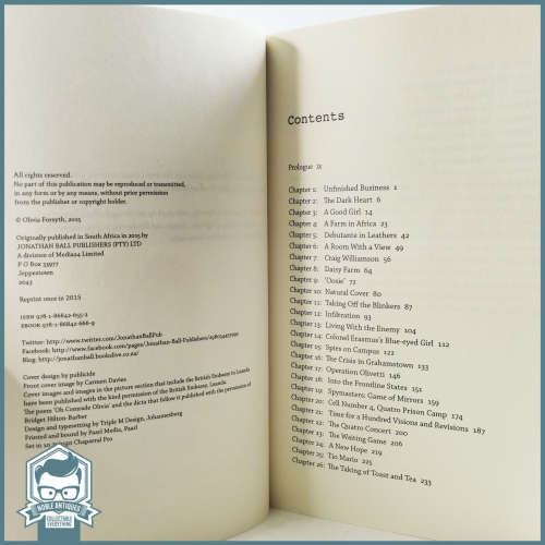 Olivia Forsyth Agent 407 - A South African Spy Break Her Silence!!!