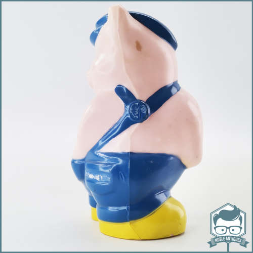 Vintage Hard Plastic Volkskas Denim Save Money Box!!!