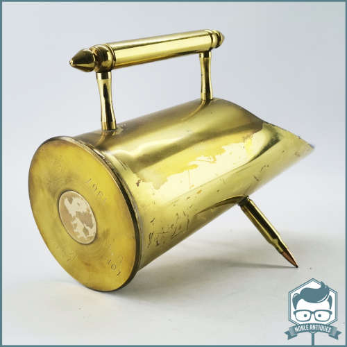 Original 1967 Brass Cannon Shell Wine Bottle Stand!!!