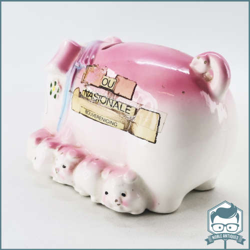 Original Porcelain Piggy Bank with Baby Piglets!!!!