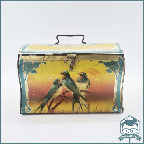 Antique Lithographed Tin Lunch Box!!!