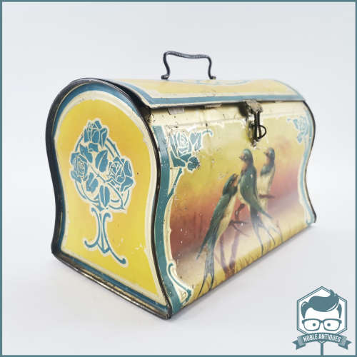 Antique Lithographed Tin Lunch Box!!!