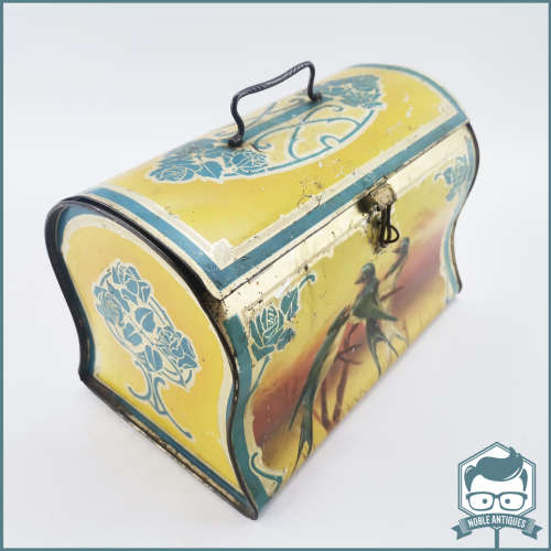 Antique Lithographed Tin Lunch Box!!!