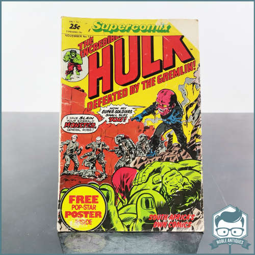Vintage Supercomix Incredible Hulk Defeated by the Gremlin #12!!!