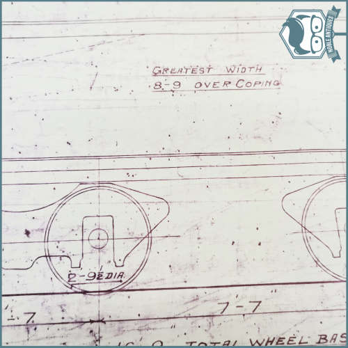 Original SAR-SAS Mechanical Blueprint Of  Main Line Locomotive 1200mm x 700mm (Red Bromide)