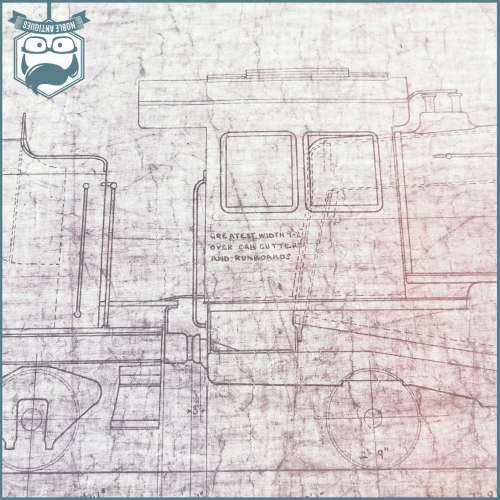 Original SAR-SAS Blueprint Of Arrangement Of Class 14c Locomotive 1200mm x 700mm (Red Bromide)