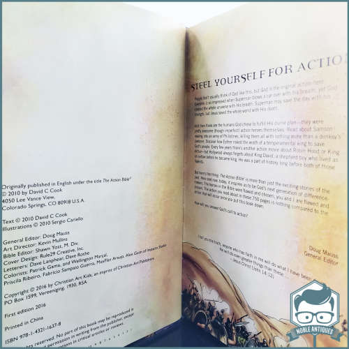 The Action Bible: God`s Redemptive Story, Hardcover with Jacket!!!