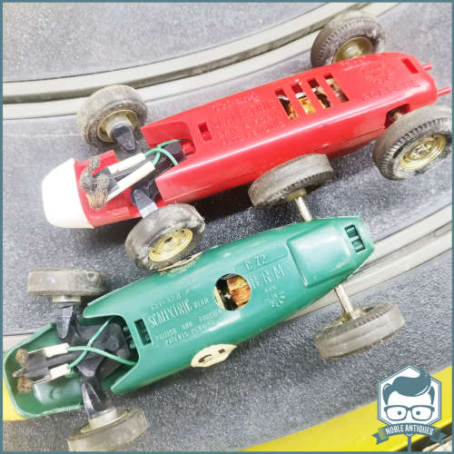 1960`s Vintage Partially Boxed Original Scalextric Slot Car Racing Set With Extra Tracks!!!