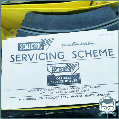 1960`s Vintage Partially Boxed Original Scalextric Slot Car Racing Set With Extra Tracks!!!