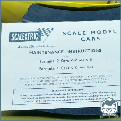 1960`s Vintage Partially Boxed Original Scalextric Slot Car Racing Set With Extra Tracks!!!