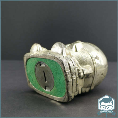 Vintage Silver-plate Humpty Dumpty Savings Box!!!