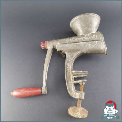 Original 1950`s Cast Iron German Jupiter 11 Table Mount Meat Mincer!!!