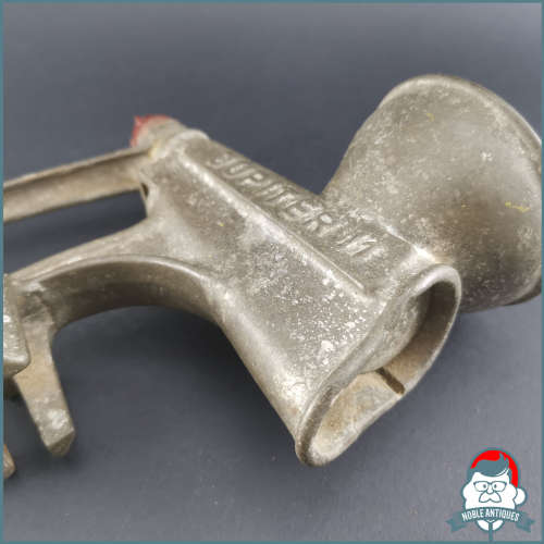 Original 1950`s Cast Iron German Jupiter 11 Table Mount Meat Mincer!!!