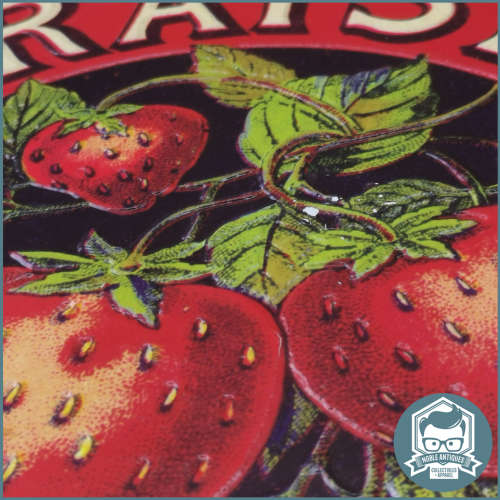 A3 Embossed Fraise Metal Sign!!!