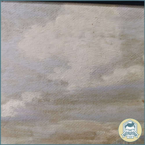 Original Wood Framed Antique Oil on Board South African Landscape !!! 60x50 cm