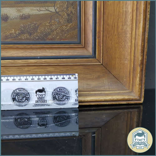 Original Wood Framed Antique Oil on Board South African Landscape !!! 60x50 cm