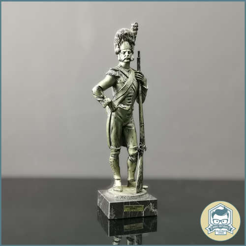 Vintage Napoleon Old Guard Soldier Statue - 350mm Tall!!!