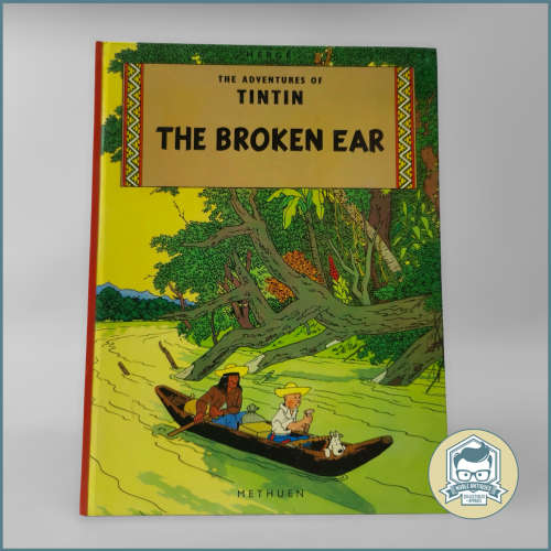 TINTIN - The Broken Ear by Hergé (A4 Hardcover)