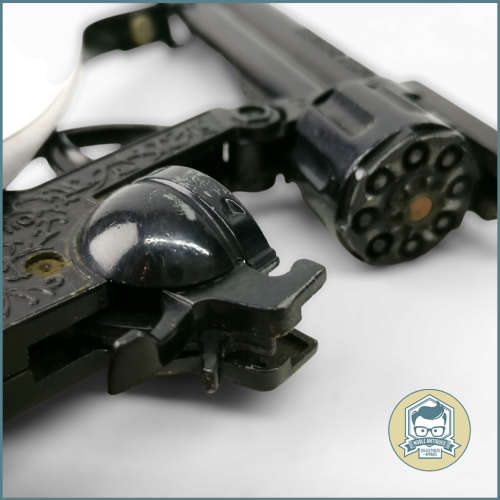 Vintage Metal Western Hero Cap Rifle - Working!!!