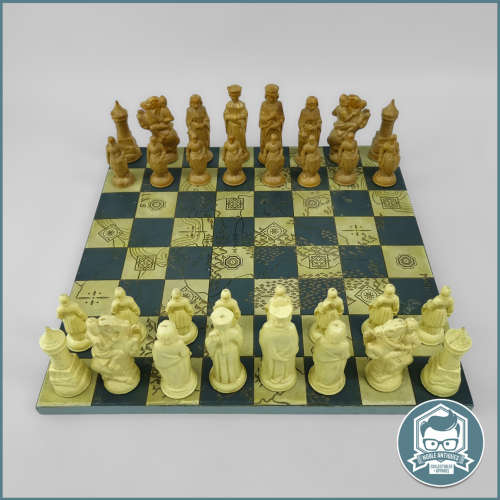 Vintage Medieval Chess Set, No Board Included!!!