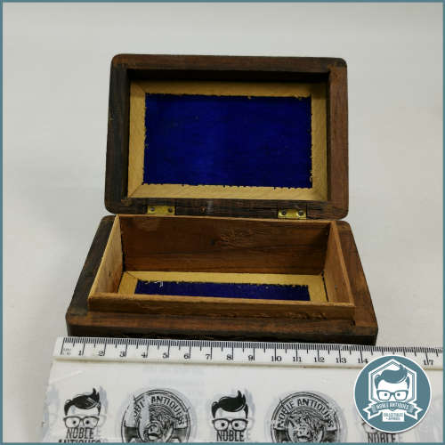 Vintage Sheesham Wood and Bone Inlay Trinket Box!!!