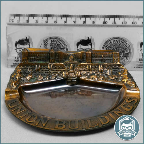 Vintage UNION BUILDINGS Copper Ashtray!!!