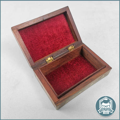 Handcrafted Rosewood and Brass Inlay Keepsake/Jewelry Box!!!