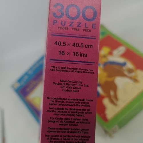Complete Original Vintage 1990 Simpsons 300 Piece Jigsaw Puzzle  Collection - Bid For All!!!