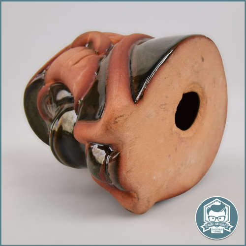 Glazed Slip Cast Stoneware Pie Face (Likely Early John Biccard)!!!