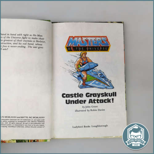 1984 Castle Grayskull Under Attack! Book by John Grant!!!