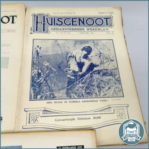 Vintage 1920`s and 30`s Huisgenoot Magazines - Collection 4 !!!