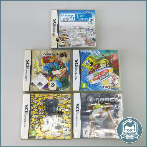 Working Pink Nintendo DS With All Accessories, Games and Parts Device!!!