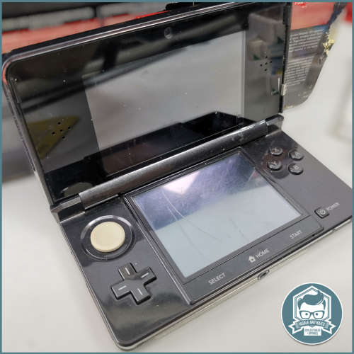 Boxed Working Dark Grey Nintendo 3DS With All Accessories, Games and Docking Station!!!