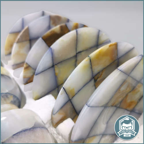 Spectacular!!! Combination Onyx 12 Piece Tea Set!!!