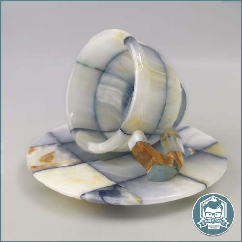 Spectacular!!! Combination Onyx 12 Piece Tea Set!!!