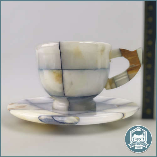 Spectacular!!! Combination Onyx 12 Piece Tea Set!!!