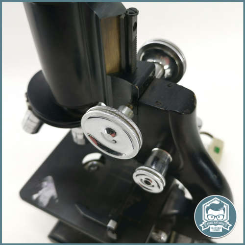 Original Vintage SPENCER BUFFALO U.S.A Cast Metal Microscope - Extremely Heavy, Not Tested!!!