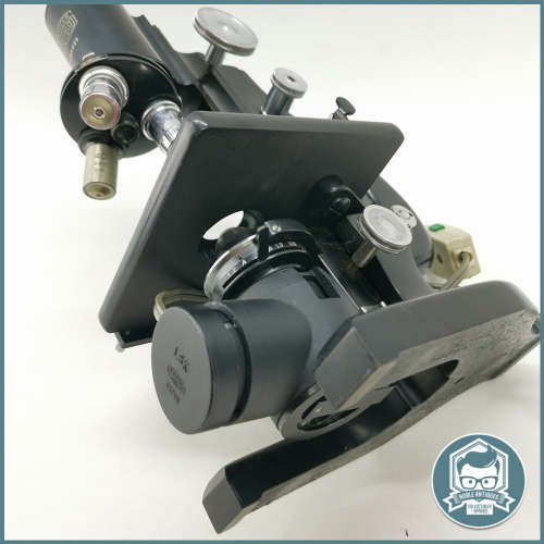 Original Vintage SPENCER BUFFALO U.S.A Cast Metal Microscope - Extremely Heavy, Not Tested!!!