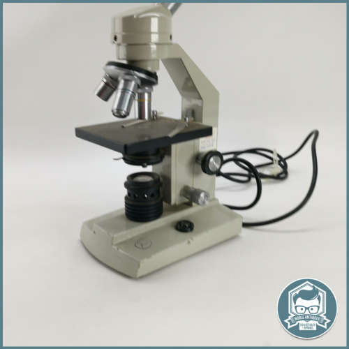 Original Vintage Cast Metal Microscope - Not Tested!!!