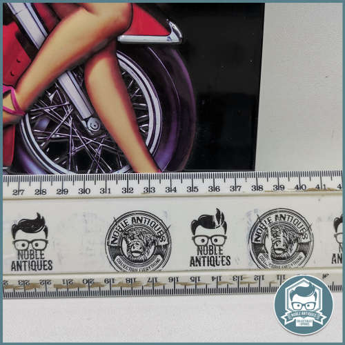 Original Embossed Harley Davidson American Classic Pin Up Girl Metal Sign!!!