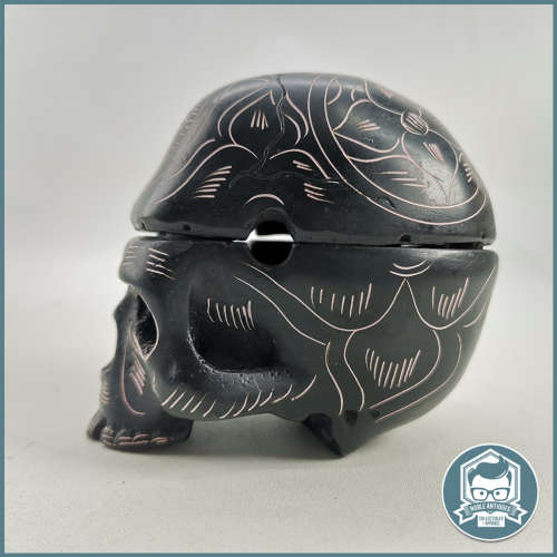 Black Cast Skull Ashtray - 110mm!!!