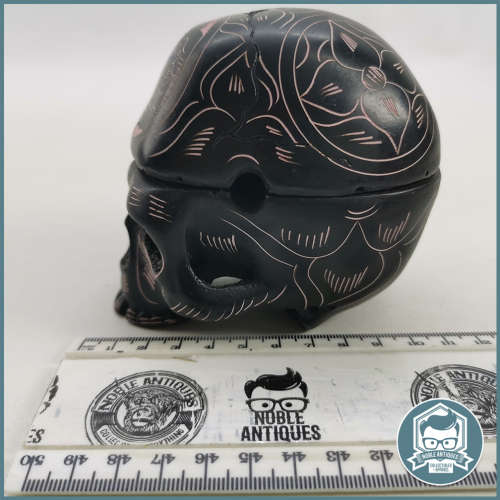 Black Cast Skull Ashtray - 110mm!!!
