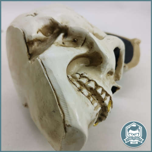 Large Bone Color Cast Skull Ashtray - 190mm!!!