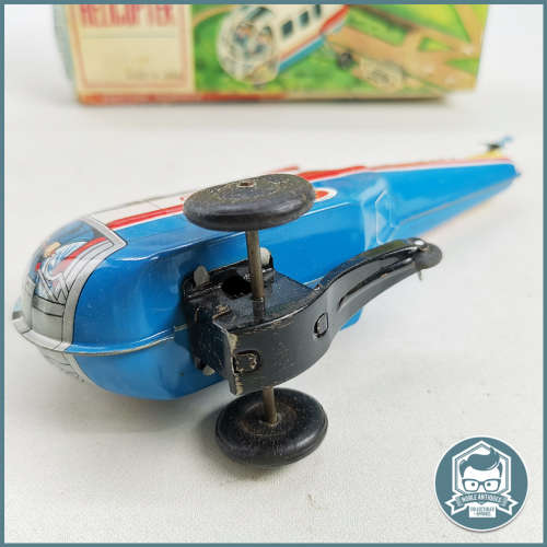 Vintage 1960`s Boxed Japanese Tin Toy Helicopter!!!