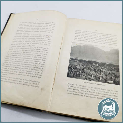 Leather Bound 1900`s Van Amsterdam naar Pretoria. Acht Maanden in Zuid-Afrika!!!