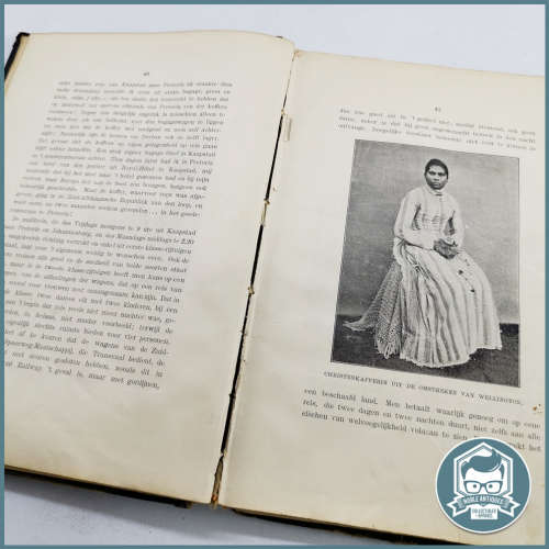 Leather Bound 1900`s Van Amsterdam naar Pretoria. Acht Maanden in Zuid-Afrika!!!