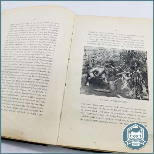 Leather Bound 1900`s Van Amsterdam naar Pretoria. Acht Maanden in Zuid-Afrika!!!